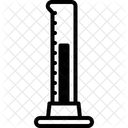 Graduated Cylinder Test Tube Chemistry Icon