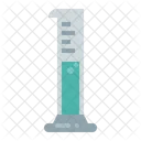 Graduated Cylinder Beaker Lab Icon