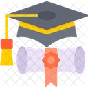 Graduation Cap Academia Cap Icon