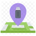 Spray Paint Map Location Icon