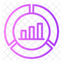 Grafico Circular Grafico Negocios Y Finanzas Icono