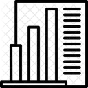 Grafico De Barras Analise Grafico De Barras Ícone