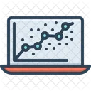 Analisis De Datos Tendencia Grafico Icono