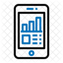 Grafico Movil Analisis De Datos Analisis En Linea Icono