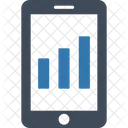 Grafico Movil Analisis Negocios Icono