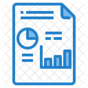 Dateibericht Diagramm Tabelle Symbol