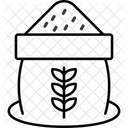 곡물 농업 가방 아이콘