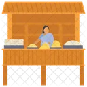 Grains Stall Food Stall Street Stall Icon