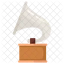 Grammophon Musik Player Plattenspieler Symbol