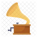 Grammophon Plattenspieler Stereoanlage Symbol