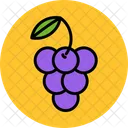 Grapes Apple Food Icon