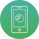 Graph Mobile Phone Icon