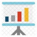 Graph Board Easel Board Easel Graph Icon