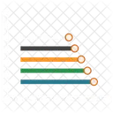 Graphique Lineaire Graphique Finance Icône
