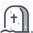 Grave Death Cross Icon