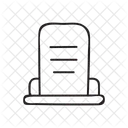 墓石、墓、墓碑 アイコン
