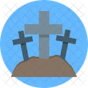 Graveyard Halloween Graveyard Scary Icon