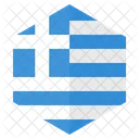 Grecia Pais Bandera Icono