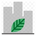 Green City Eco City Building Icon