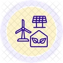 Green Infrastructure Line Icon Icon