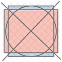 Grid System Lineal Color Icon Icône