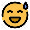 Grin Sweat Icon