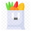 Grocery Bag Bread Icon