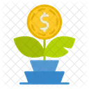 Growth Investment Money Symbol