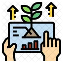 Plants Growth Hand Icon