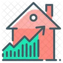 Growth Real Estate Price  Icon