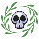 Gruseliger Totenkopf  Symbol