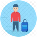 Tourist Traveller Visitor Icon