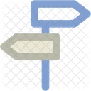 Guidepost Signpost Direction Icon