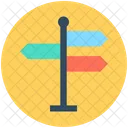 Guidepost Signpost Direction Icon