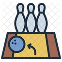 Gutter Ball Gutter Bowling Icon