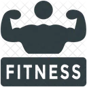 Gym Signboard Gymnasium Icon