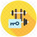 Gym Fitness Dumbbell Icon