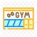 Gym Building  Icon