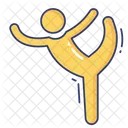 Gymnastic Poses Exercise Icon