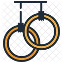 Gymnastic Ring Rope Symbol