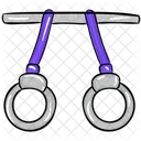 Hanging Rings Gymnastic Rings Acrobatic Rings Icon