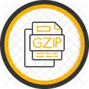 Gzip File File Format File Icône