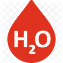 H 2 O Molecula Formula Icono