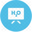 H 2 O Agua Formula Icono