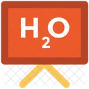 H 2 O Agua Formula Icono