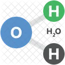 H 2 O Formula Chemistry Icon