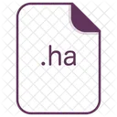 Ha File Document Icon