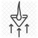 Haarausfall  Symbol