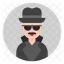 Hacker Espia Avatar Icono