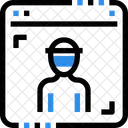 Hacker Hacking Pagina Web Icono